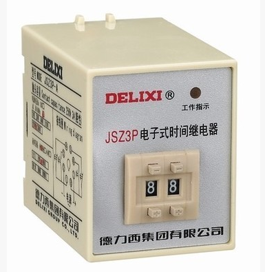 德力西断电延时时间继电器 jsz3f通电延时220v 12v 24v 380v 110v